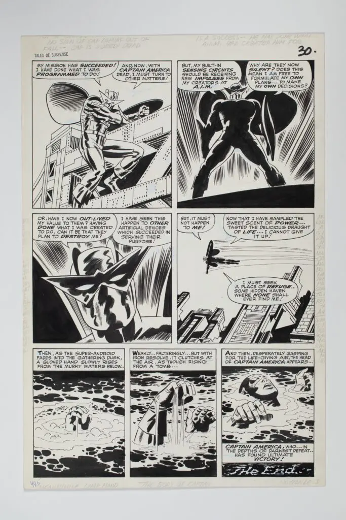 Black and white comic page featuring dynamic action and dialogue.