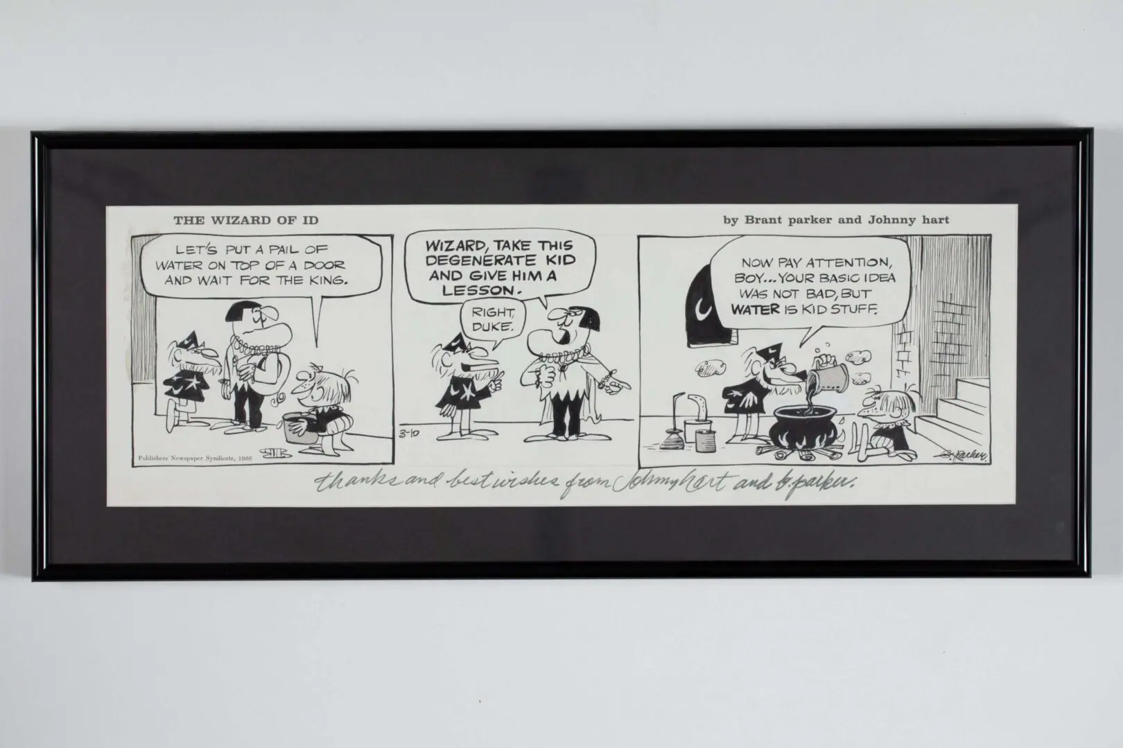 Charlie Brown and Lucy discuss the meaning of the word 'friend'.
